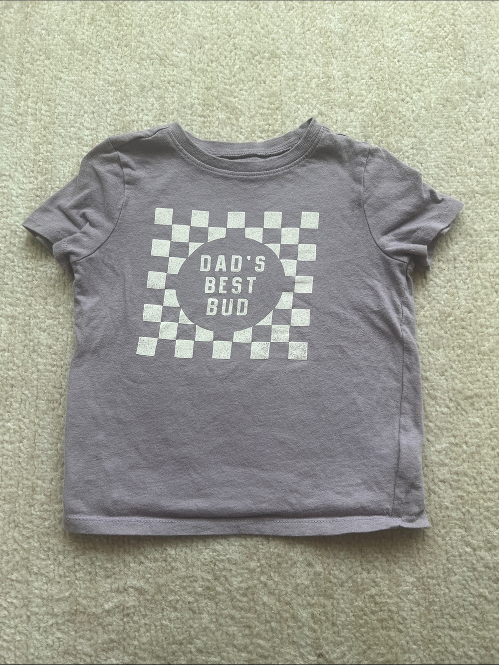 Kids' Lavender 'Dad's Best Bud' Graphic Tee